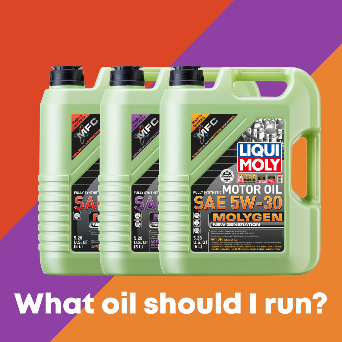 What oil should I run in my EcoBoost Mustang? Which oil should I use in my Coyote Mustang?