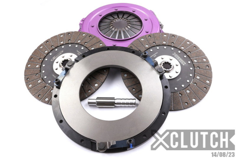 XClutch Ford 10.5in Twin Solid Organic Multi-Disc Service Pack