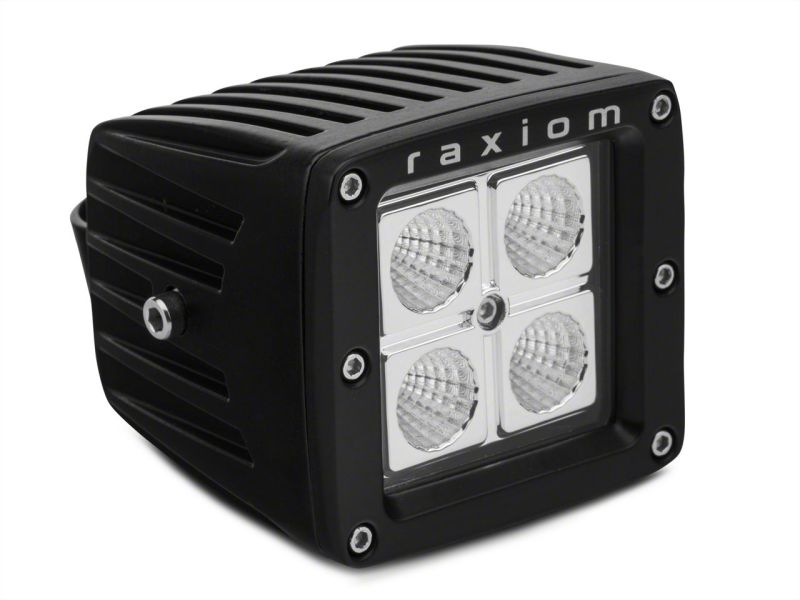 Raxiom 3-In Square 4-LED Off Road Light Flood Beam Universal (Some Adaptation May Be Required)