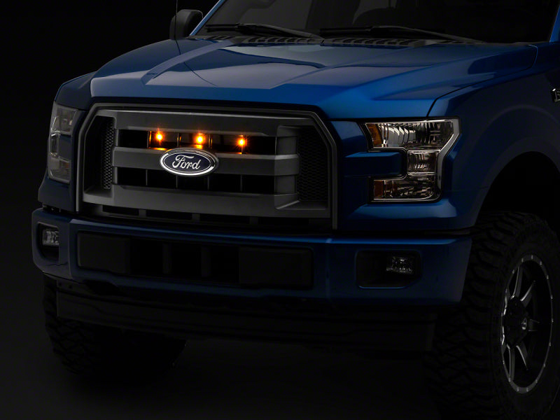 Raxiom 15-17 Ford F-150 excluyendo Raptor Axial Series Raptor Style Grille Light Kit