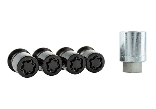 Ford Racing M12 x 1.5 Black Security Lug Nut Kit - Set of 4