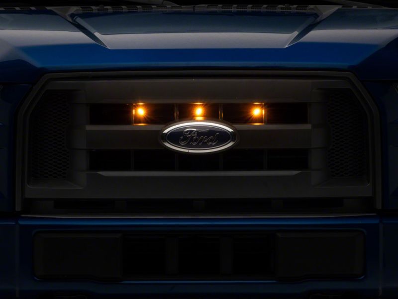 Raxiom 15-17 Ford F-150 excluyendo Raptor Axial Series Raptor Style Grille Light Kit