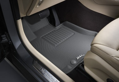 3D MAXpider 2015-2020 Ford Mustang Kagu 1st & 2nd Row Floormats - Gray