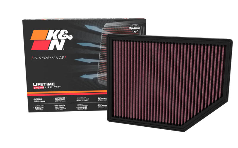 Filtro de aire de repuesto K&amp;N 22-23 Ford Bronco Raptor 3.0L V6