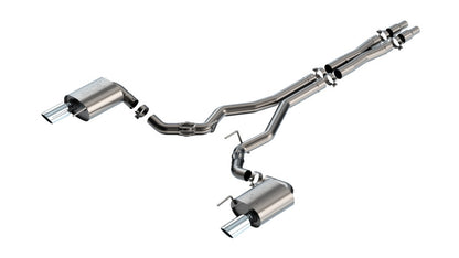 Borla 2024 Ford Mustang GT 5.0L V8 w/o Active Exhaust ATAK Cat-Back Exhaust System