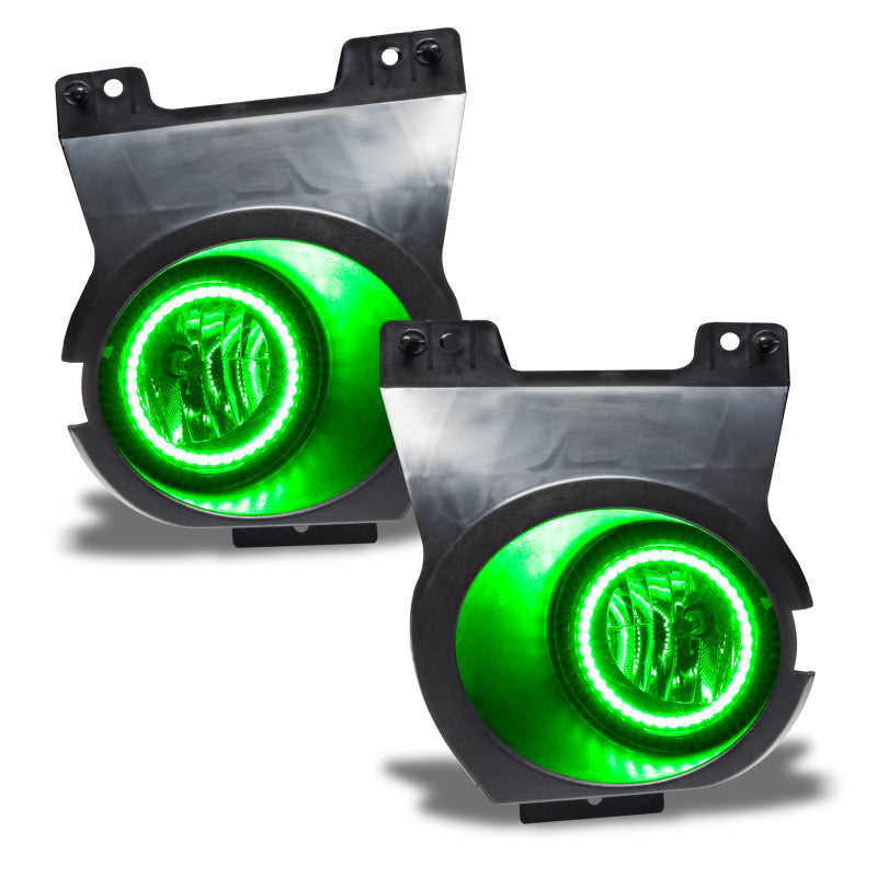 Oracle Lighting 11-14 Ford F-150 Pre-Assembled LED Halo Fog Lights -Green