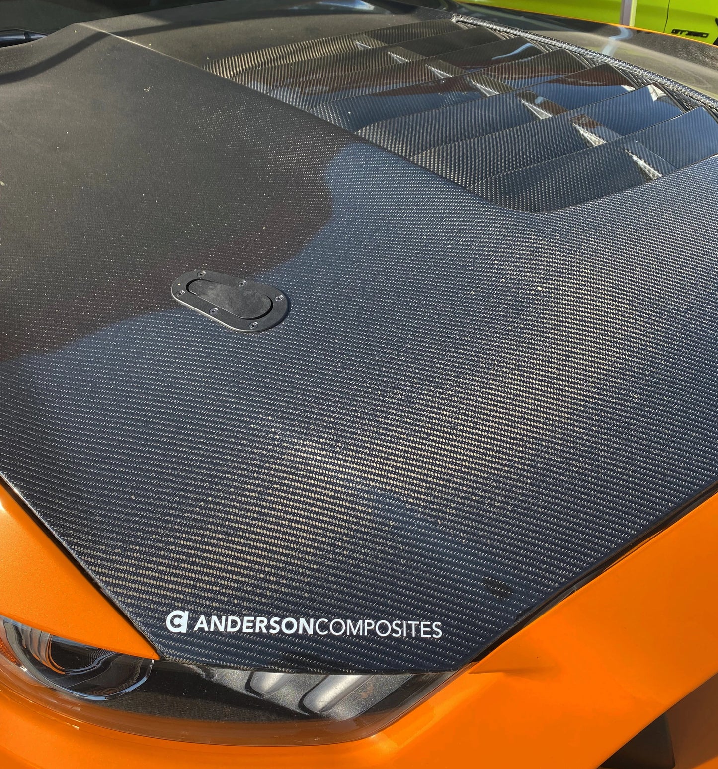 Anderson Composites 15-20 Ford Mustang Shelby GT350/GT350R Type GT5 Double Sided Carbon Fiber Hood