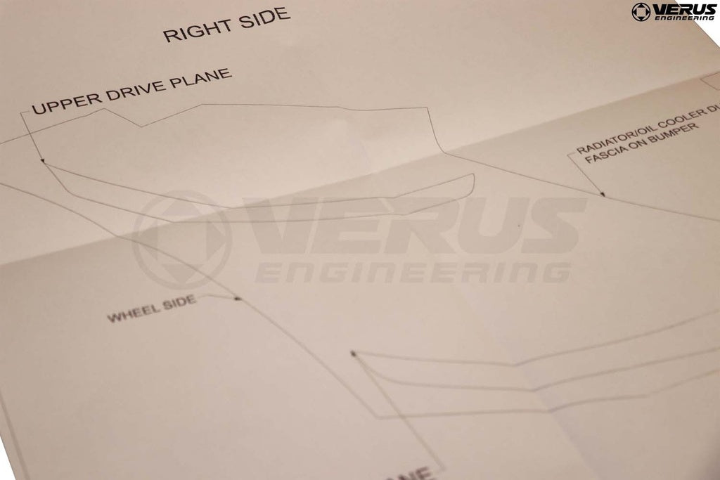 Dual-Element Dive Plane (Canard) Kit - Ford Mustang Shelby GT350