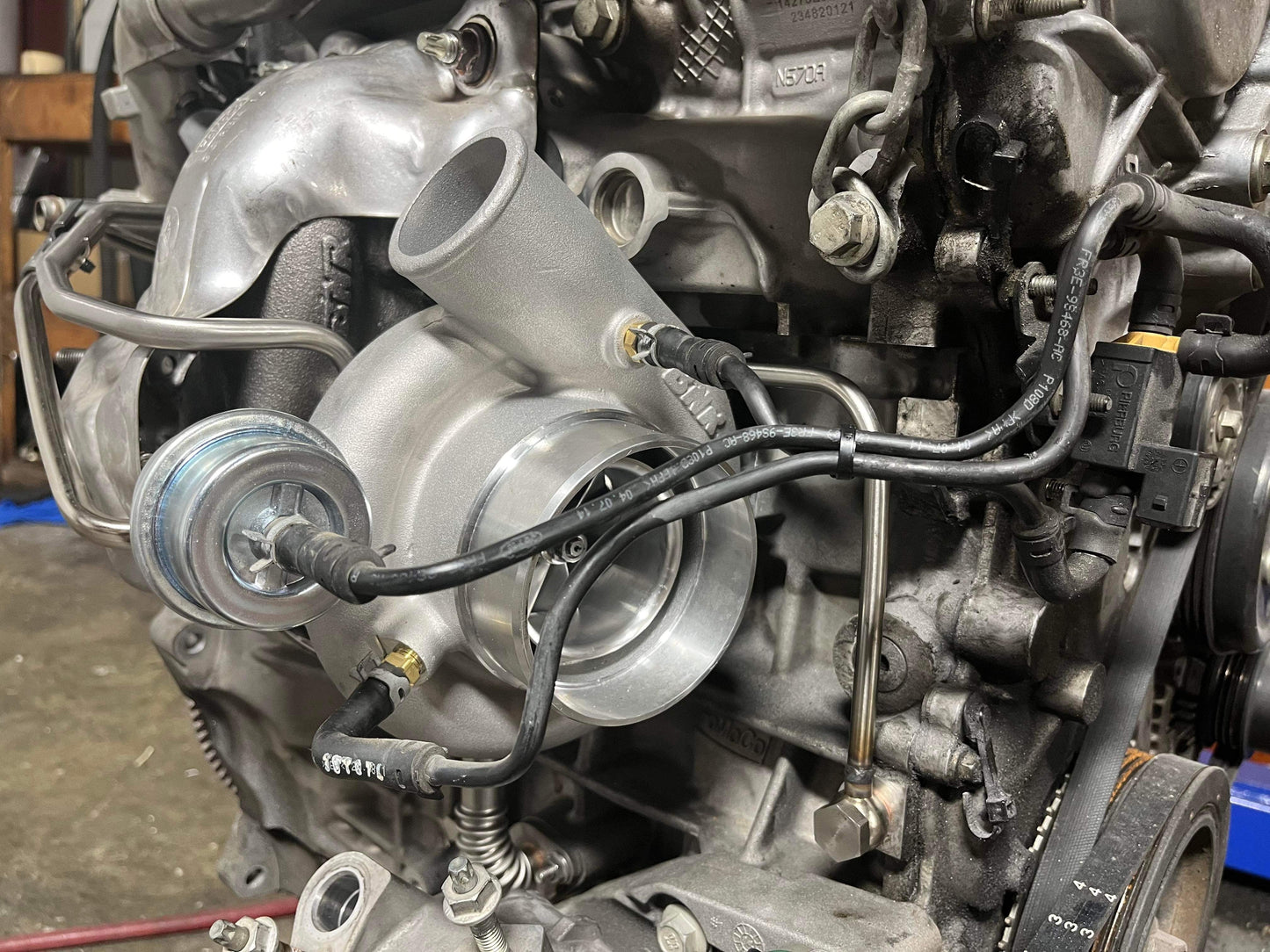 BNR525 Mustang EcoBoost Drop-In Style Turbo Upgrade