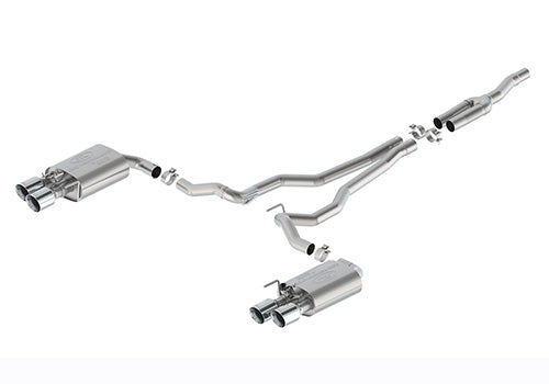 Ford Racing 2024 Mustang 2.3L Sport Active Cat-Back Exhaust - Chrome Tip