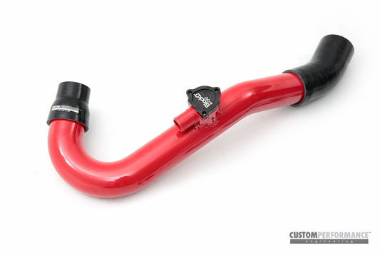 cp-e™ Ford Mustang EcoBoost 2.3L '15-, cp-e OEcharge Chargepipe / 2.50" Aluminum,  Race Red