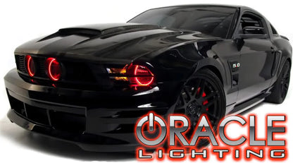 Oracle Ford Mustang 10-12 LED Halo Kit - Projector Headlights - Blue