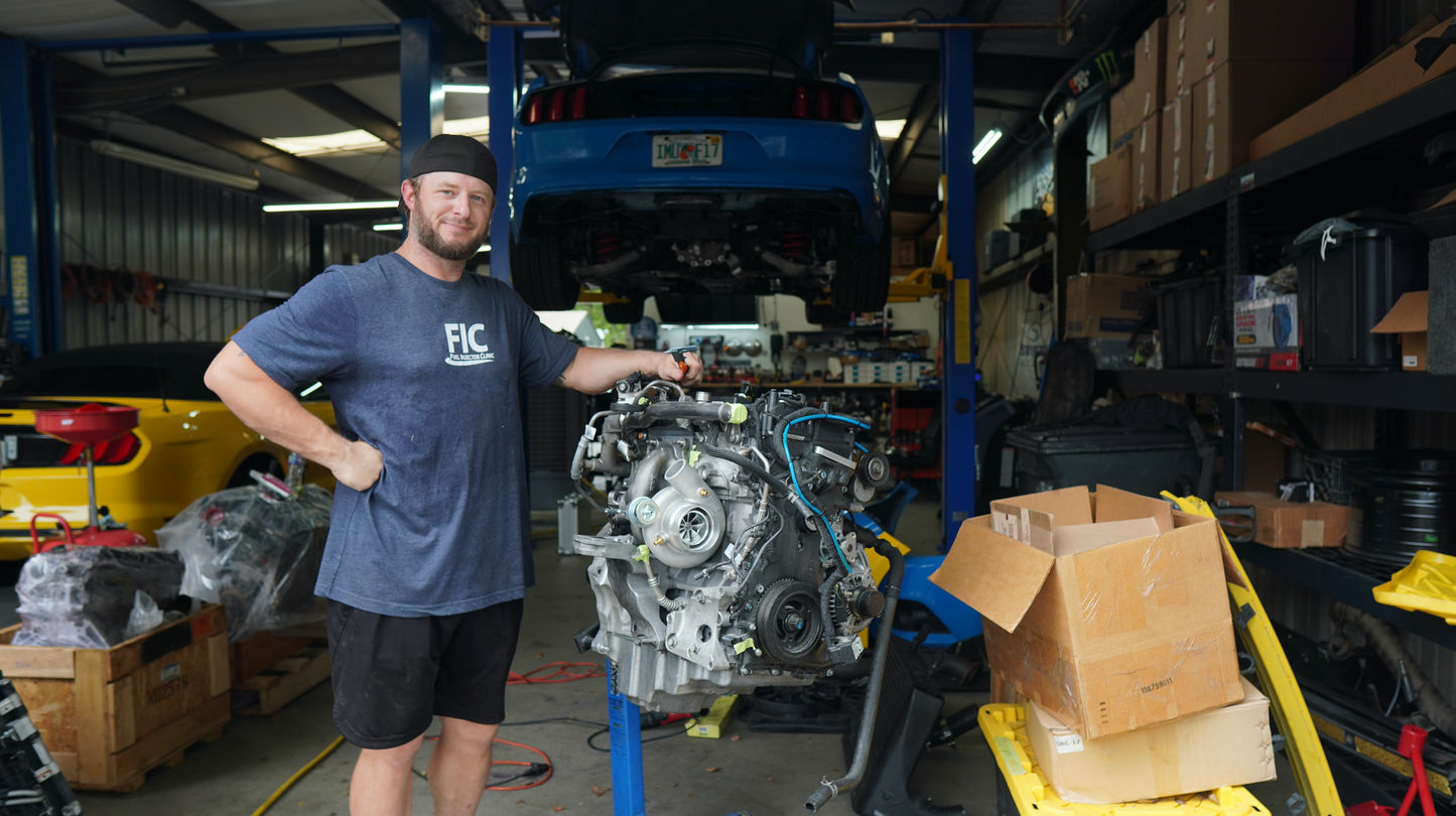 BNR600 turbo on ecoboost mustang block