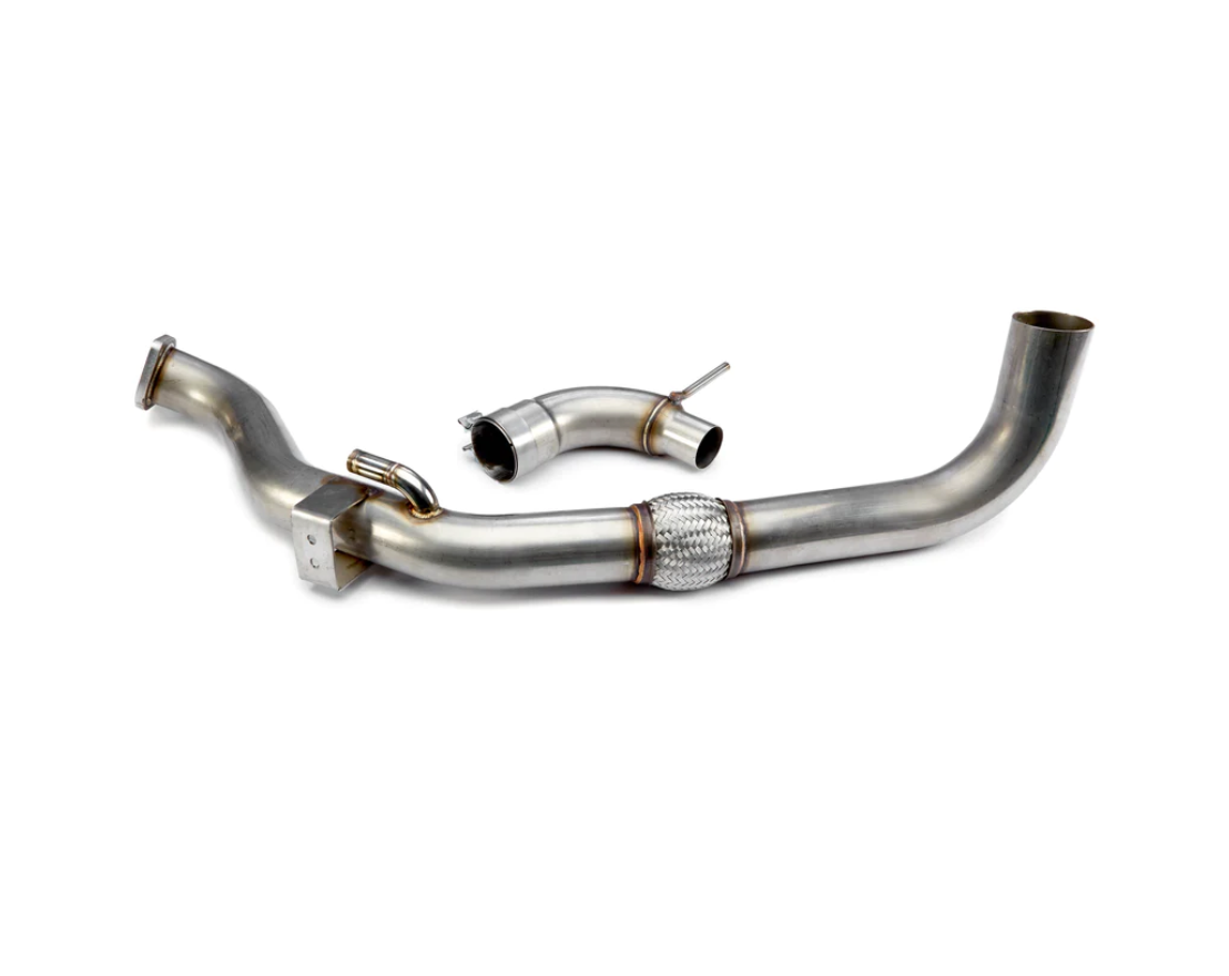 CVFAB 3" Stainless Steel Race Downpipe for 2015+ Ford Mustang Ecoboost