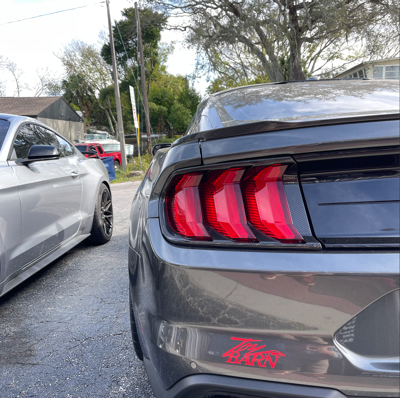 Carbon Fiber Hydro-dipped +2018 Taillight COVERS