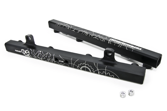 cp-e™ Suppliline Ford Mustang 5.0 4v '11- Fuel Rails / Billet Aluminum, Return or Returnless, Anodized