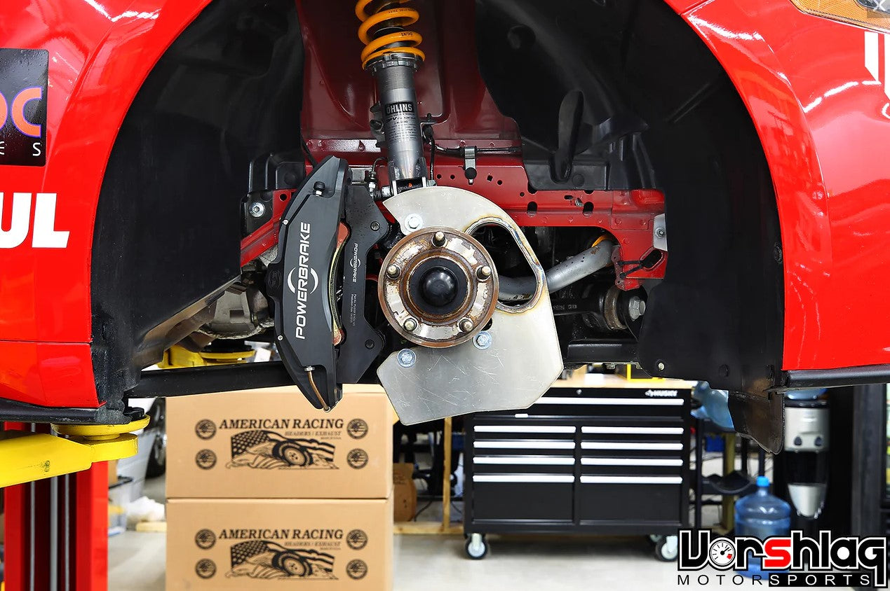 Vorshlag S550 4" Oval Brake Duct Backing Plates (Pair) for 2015+ Mustang GT PP1