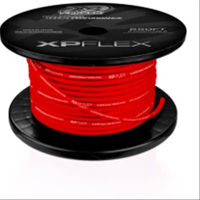 Cable XS Power Baterías 8 AWG, 735 hilos, 10% OFC, 90% CCA, rojo helado, carrete de 250'