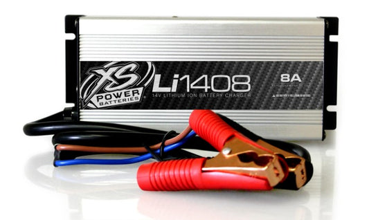 XS Power Batteries 14V, 8A, Lithium Ion Battery Charger, 110V or 230V Universal Input, 15.8V Cut Off