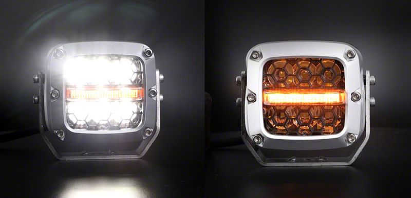 Luces de trabajo LED universales de 4 pulgadas serie Raxiom Axial (es posible que se requiera alguna adaptación)