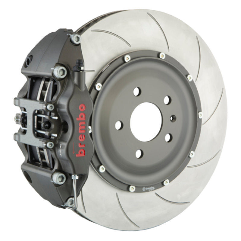 Brembo 16-23 Shelby GT350 PISTA Front Race BBK 6 Piston Billet 380x34x6 5a 2pc Rotor T5-Clear HA