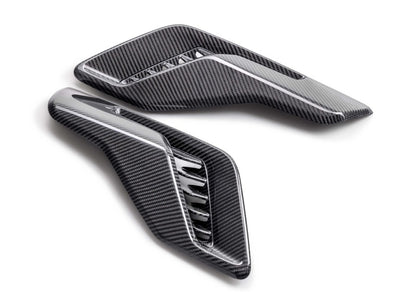 Ford Racing 21-24 F-150 Raptor Carbon Fiber Fender Vent Set - Gloss