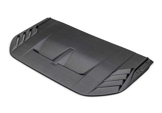 Ford Racing 22-24 Ford Bronco Raptor Carbon Fiber Hood Vent - Matte Finish