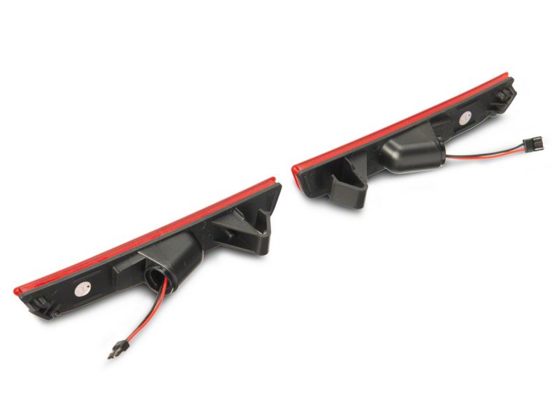 Luces de marcador traseras LED Raxiom 10-14 Ford Mustang Axial Series - Rojo