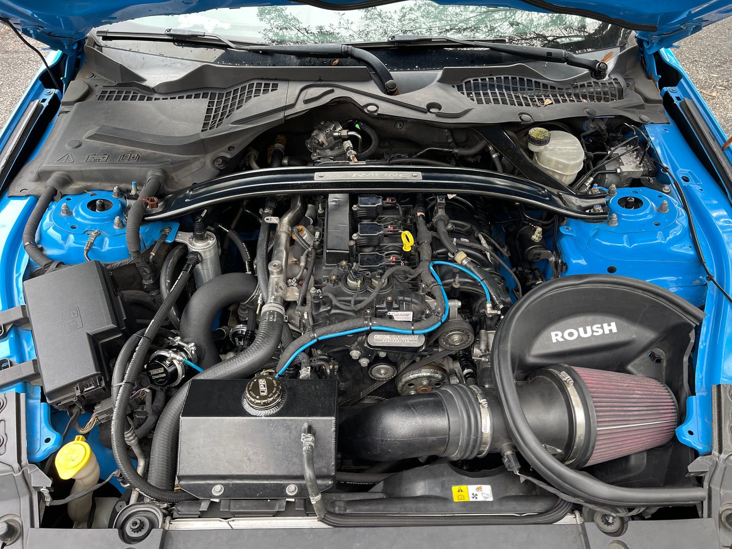 UPR Products 2015+ Ford Mustang Tanque de expansión de refrigerante (aluminio) (se adapta a Ecoboost, GT o Cyclone)