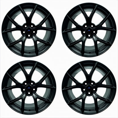 Ford Racing 15-20 Mustang19x9.5in & 19x10in Wheel Kit w/TPMS - Matte Black