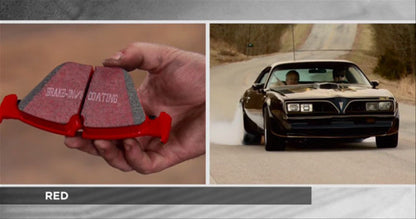 EBC 15+ Ford Mustang 2.3 Turbo Performance Pkg Pastillas de freno delanteras Redstuff
