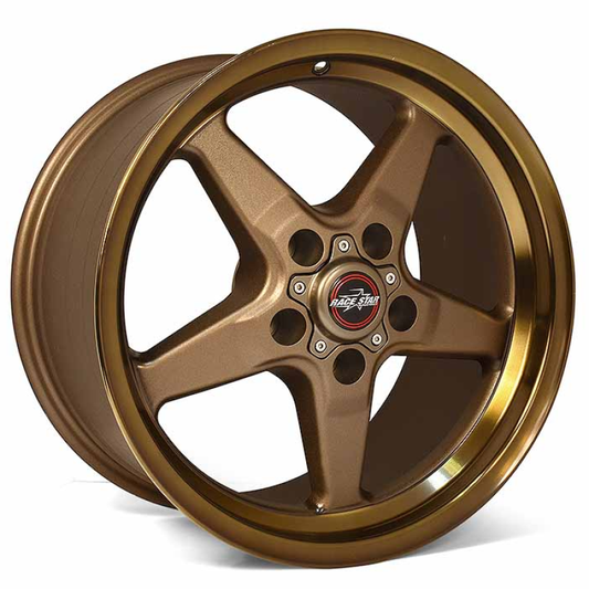 Race Star 92 Drag Star Focus/Sport Compact 18x8.50 5x108BC 6.64BS 49.5mm Offset Bronze Wheel for Focus ST and Focus RS