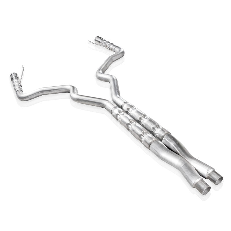 Stainless Works 2015-16 Mustang GT 3in Catback X-Pipe Retro Chambered Mufflers 3in Cores