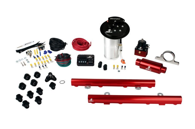 Aeromotive 10-13 Ford Mustang GT 5.0L Sistema de combustible eliminador sigiloso (18695/14130/16306)