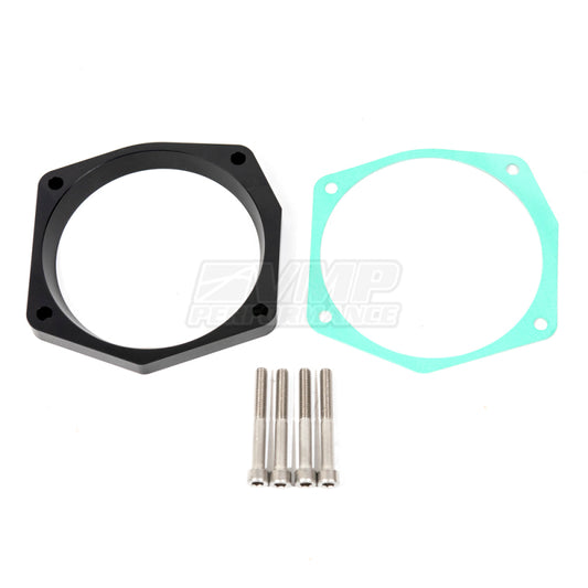 VMP Performance Predator 105mm Throttle Body Adapter Plate Kit - Black Anodized