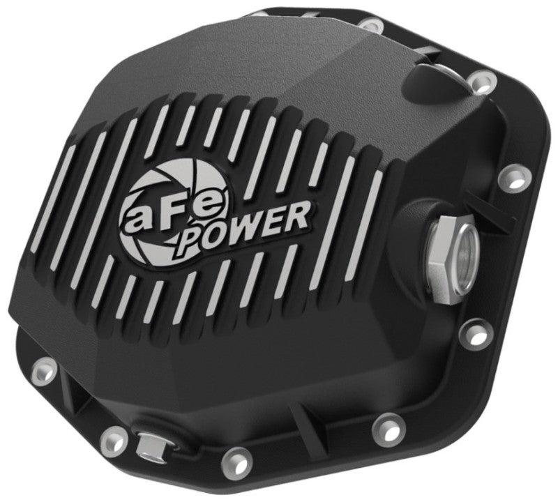 aFe POWER 2021 Ford Bronco con cubierta de diferencial Dana M220 Black Street Series con aletas mecanizadas