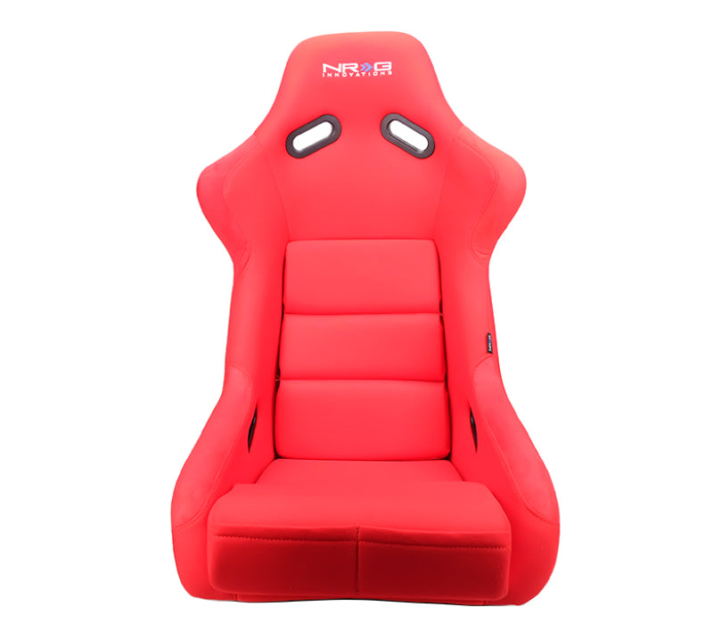 Asiento envolvente NRG FRP (tela roja) - Grande