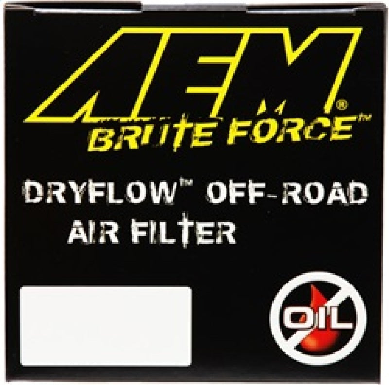 Filtro de aire cónico DryFlow AEM de 3,5 x 9 pulgadas