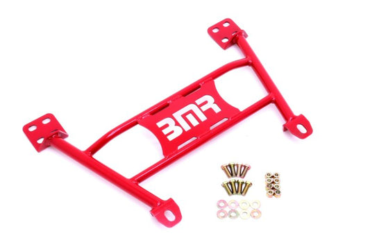 BMR 05-14 S197 Mustang Soporte de radiador Soporte de chasis - Rojo