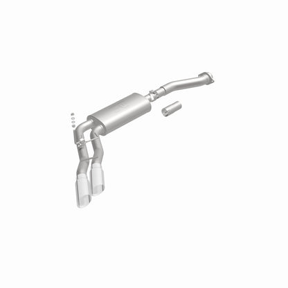 MagnaFlow 11-13 Ford F-150 Pickup Dual Same Side Before P/S Rear Tire Stainless CatBack Perf Exhaust