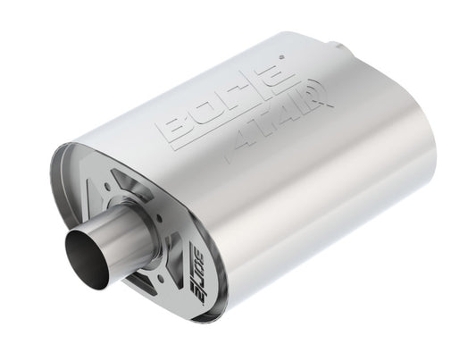 Borla CrateMuffler Ford 5.0L Coyote ATAK 2.5in Offset/Centro 12in x 6in x 10.34in Silenciador