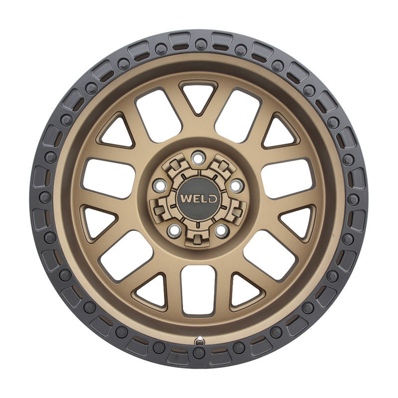 Weld Off-Road W115 17X9 Cinch 6X135 6X139.7 ET00 BS5.00 Bronce satinado / Negro satinado 106.1