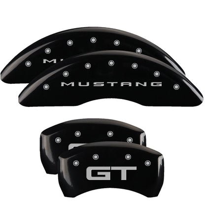 MGP Rear set 2 Caliper Covers Engraved Rear 2015/GT Yellow finish black ch