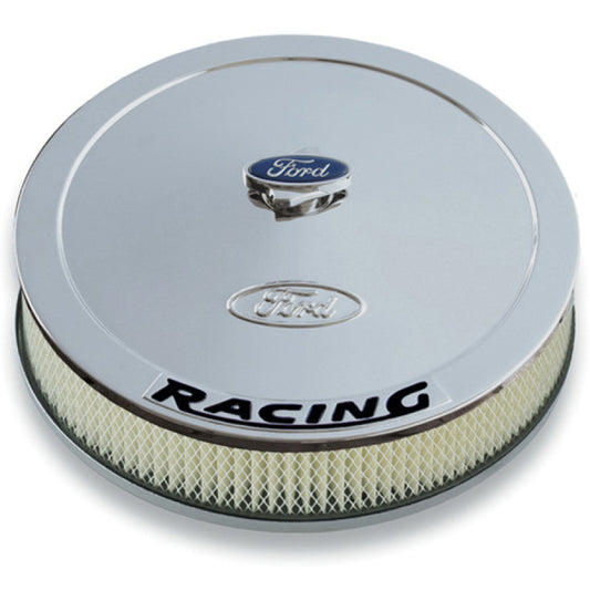 Kit de filtro de aire Ford Racing - Cromo con emblema negro