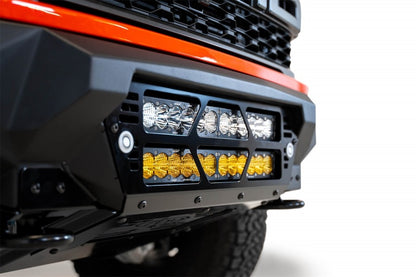 Addictive Desert Designs Parachoques delantero Ford Raptor Bomber 2021+ con soportes LED dobles de 20 PULGADAS