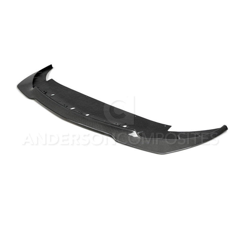 Anderson Composites 2015-2018 Ford Mustang Shelby GT350R Divisor frontal de fibra de carbono (1 PC)