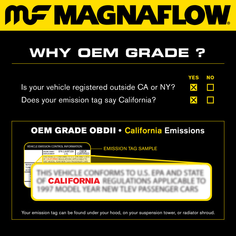 Magnaflow Conv DF 2016 Mustang GT350  5.2L Underbody