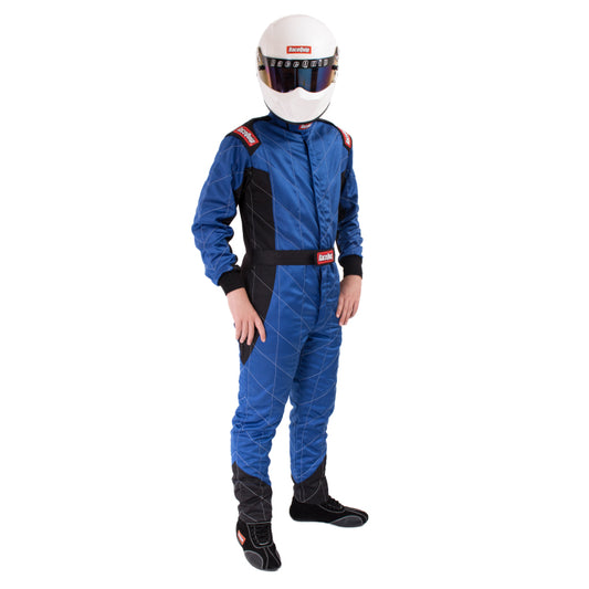 RaceQuip Blue Chevron-5 Suit SFI-5 - Medium