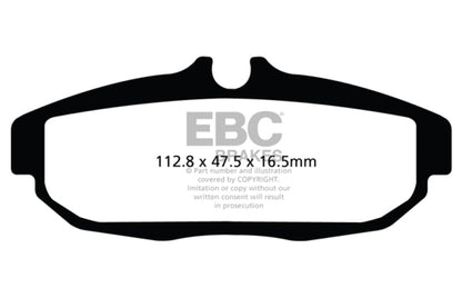 EBC 12 Pastillas de Freno Traseras Ford Mustang 5.8 Sobrealimentado (GT500) Shelby Bluestuff