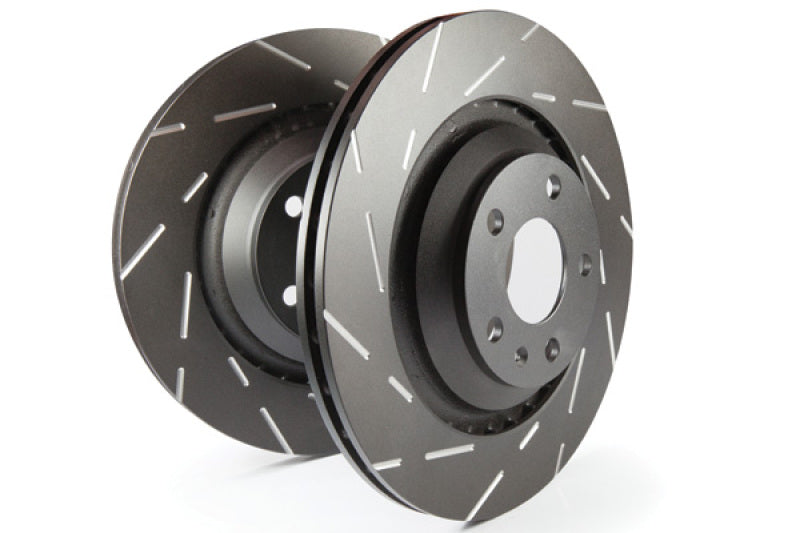 EBC 2015+ Ford Mustang (6th Gen) 2.3L Turbo (Performance Package) USR Slotted Front Rotors